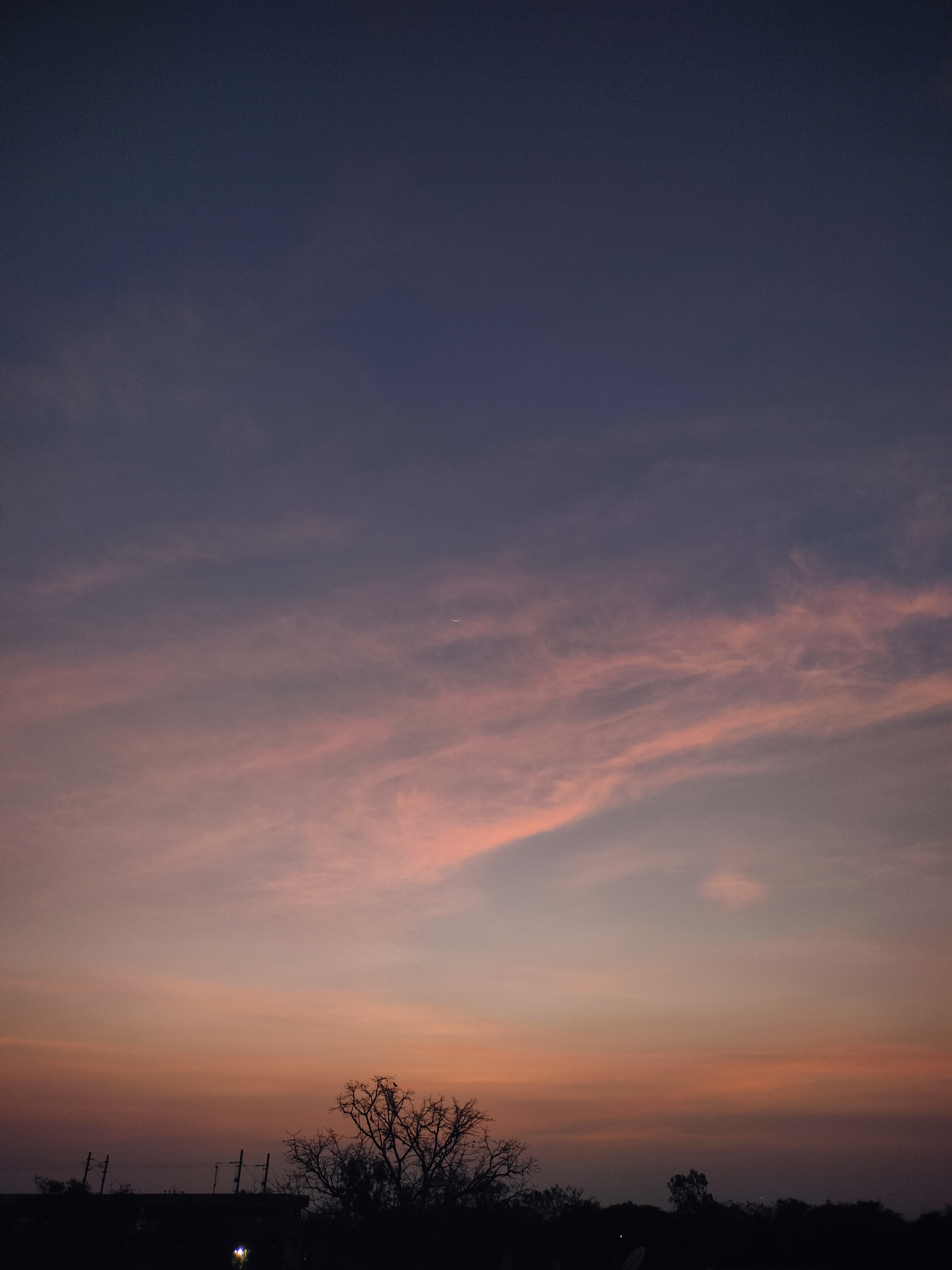 February sky